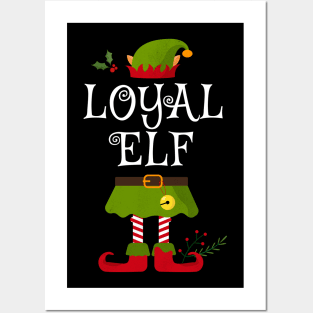 Loyal Elf Shirt , Family Matching Group Christmas Shirt, Matching T Shirt for Family, Family Reunion Shirts Posters and Art